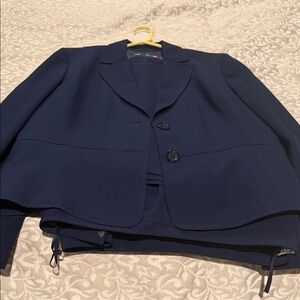 Kasper Dark Blue Women's Pant Suit